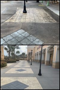 Gulf Pro Wash cleaning commercial concrete