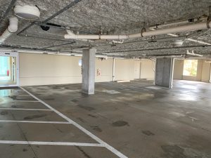 Cleaning a parking garage in Orange Beach