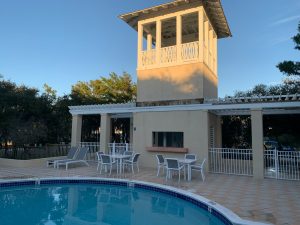 Cleaning a pool deck in Gulf Shores