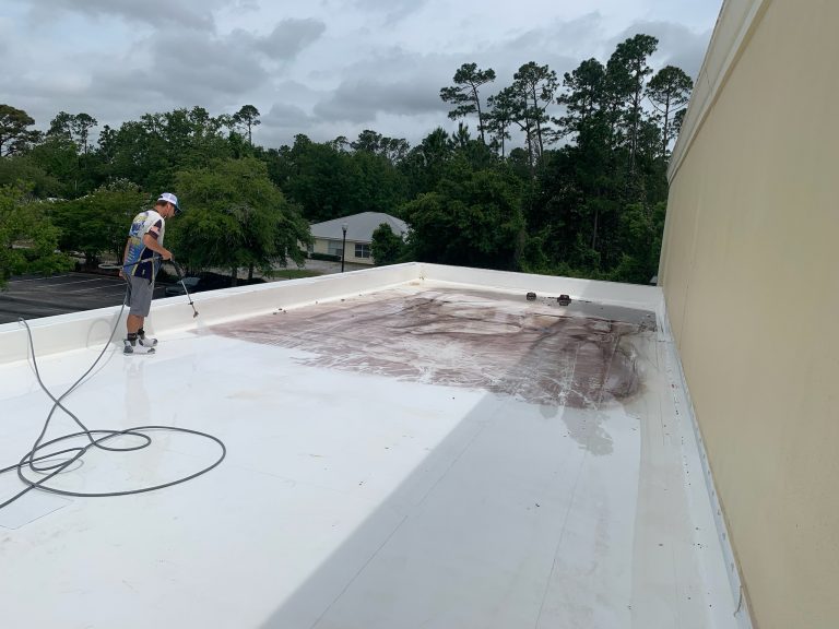 Commercial roof wash in Gulf Shores