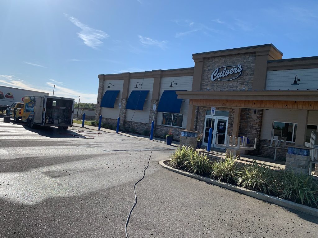 Gulf Pro Wash cleaning Culver's in Foley