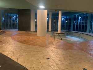 Gulf Pro Wash cleaned up the pool pavers at Turquoise Place