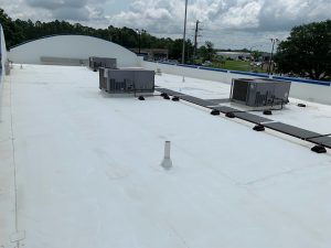 Cleaning a TPO roof