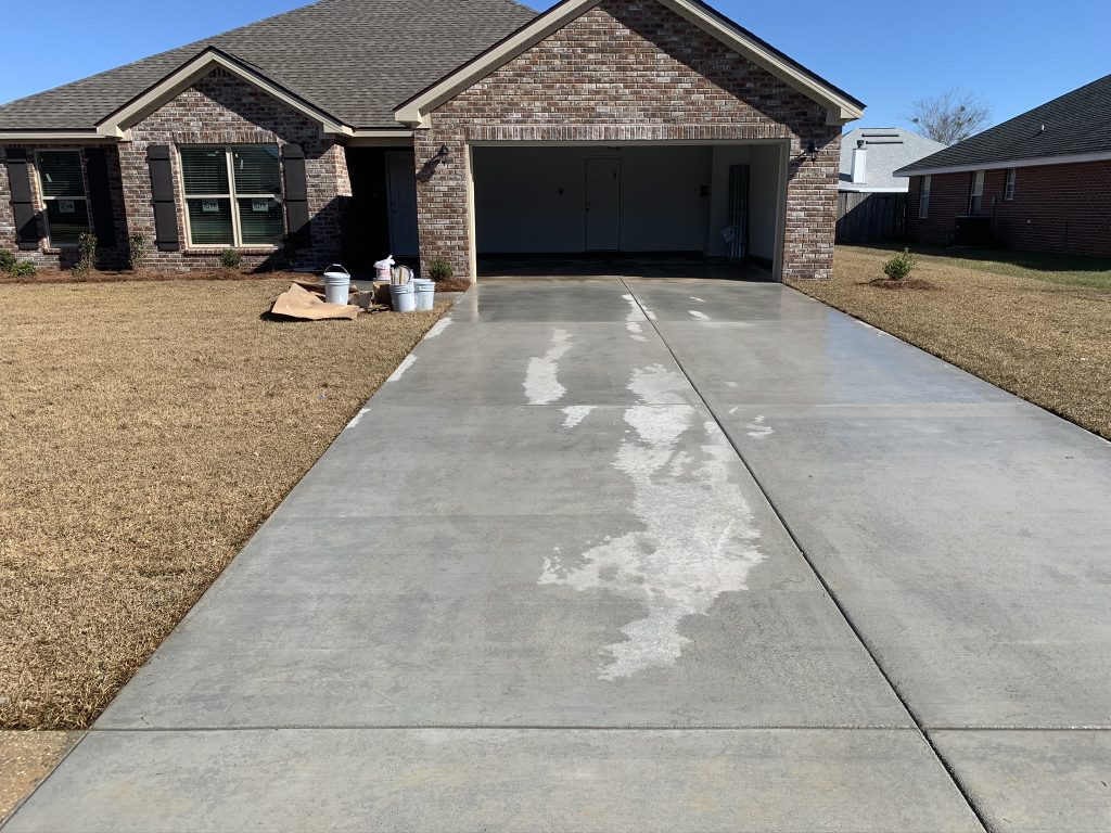 Post construction pressure washing